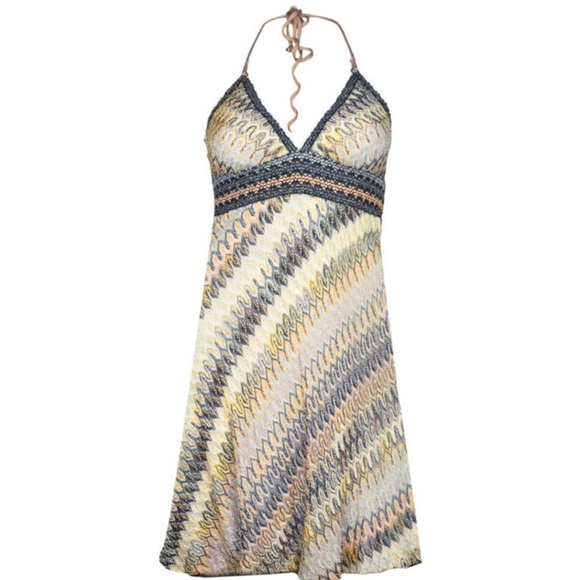 MISSONI HALTER DRESS 38 - Picture 1 of 13